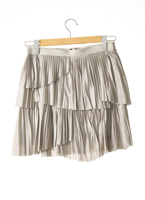 Jupe courte gris JITROIS pour femme