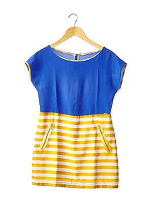 Robe courte sans manche sans manche bleu FORNARINA femme