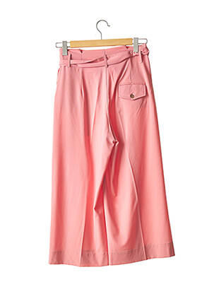 Pantalon 7/8 taille haute taille haute rose ALYSI femme
