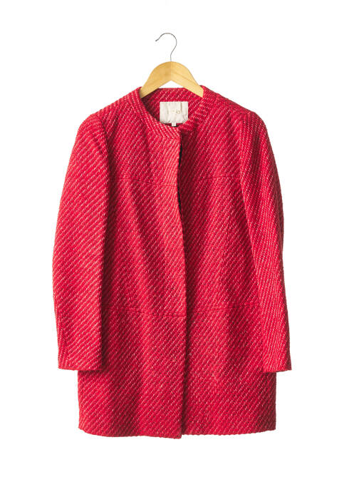 Manteau long rouge MAJE pour femme