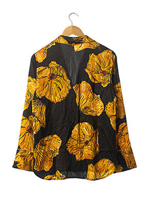 Chemisier imprimé fleurs manches longues noir SECOND FEMALE femme