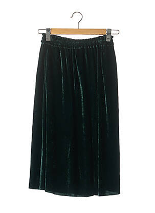 Jupe mi-longue coupe droite vert MASSCOB femme