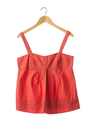 Top col v fines bretelles orange MARC JACOBS femme