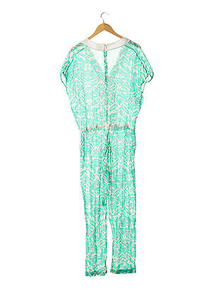 Combi-pantalon tissage crêpe vert STELLA FOREST femme