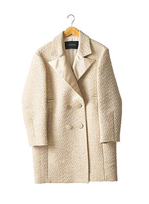 Manteau long beige TARA JARMON pour femme
