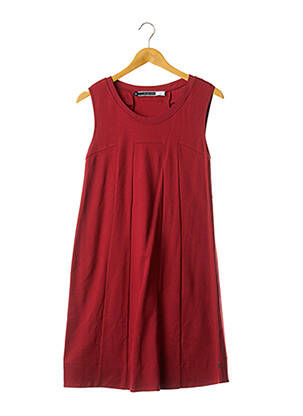 Robe courte sans manche sans manche rouge SPORTMAX femme