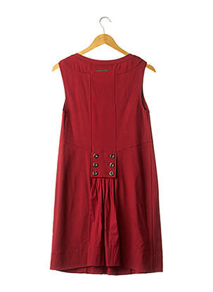 Robe courte sans manche sans manche rouge SPORTMAX femme