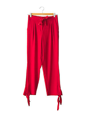 Pantalon 7/8 rouge SO ALLURE pour femme