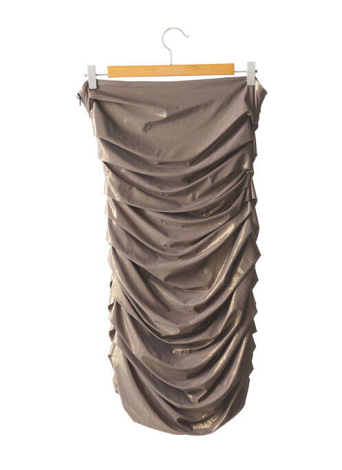 Robe courte beige MAJE pour femme