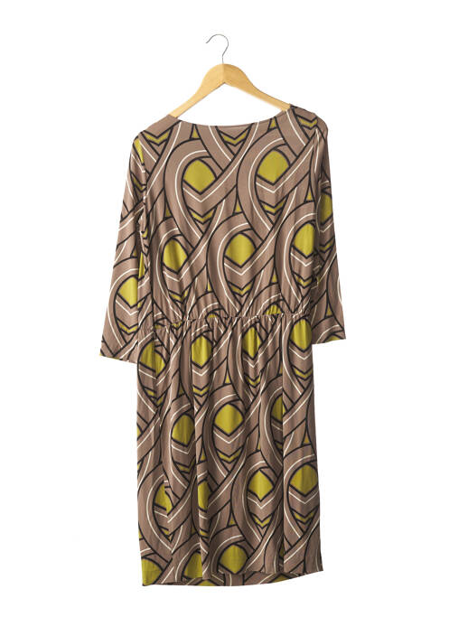 Robe mi-longue marron MOSCHINO pour femme