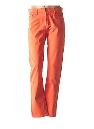 Pantalon droit orange FUEGO WOMAN pour femme