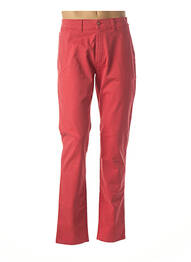 Pantalon chino stretch taille normale rouge LCDN homme