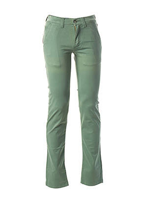 Pantalon chino vert LCDN pour femme