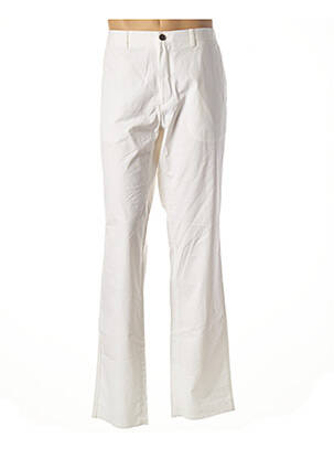 Pantalon droit blanc HUGO BOSS pour homme