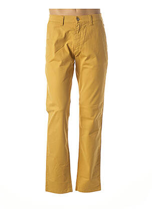Pantalon droit jaune LCDN pour homme