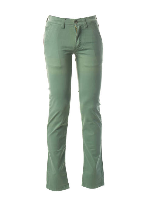 Pantalon chino vert LCDN pour femme