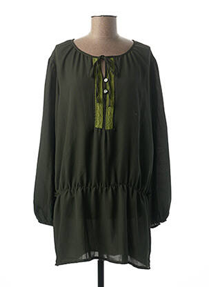 Robe courte vert CHANTAL B. pour femme
