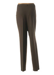 Pantalon droit marron CHRISTIAN MARRY pour femme seconde vue