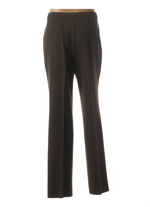 Pantalon droit marron CHRISTIAN MARRY pour femme