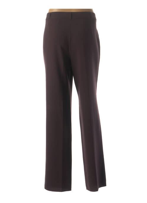 Pantalon droit violet CHRISTIAN MARRY pour femme