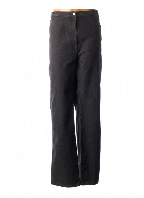 Jeans coupe droite noir CHRISTIAN MARRY pour femme