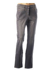 Jeans coupe droite gris RECOVER C.C. pour femme seconde vue