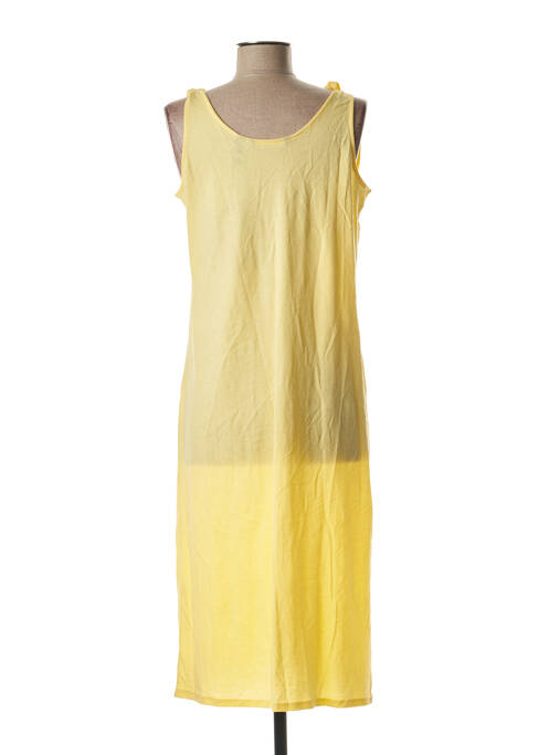 Robe mi-longue jaune VERO MODA pour femme