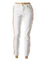 Pantalon 7/8 blanc BLEND SHE pour femme seconde vue