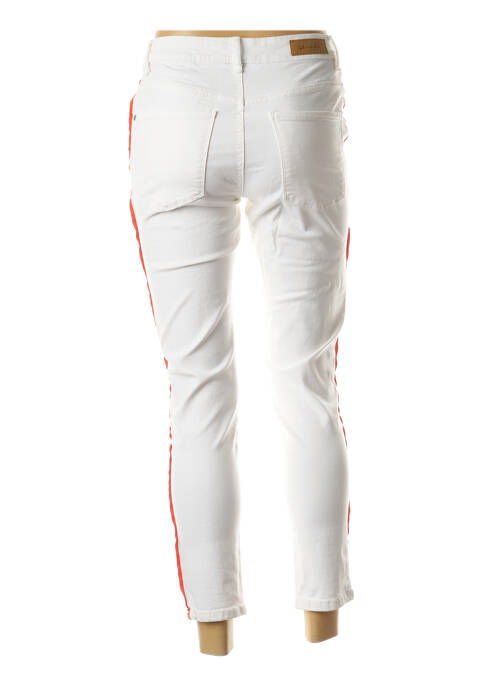 Pantalon 7/8 blanc BLEND SHE pour femme