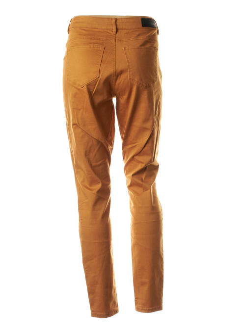 Pantalon slim marron VERO MODA pour femme