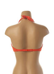 Haut de maillot de bain orange NICOLE OLIVIER pour femme seconde vue
