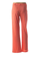 Pantalon droit orange SEE THE MOON pour femme seconde vue