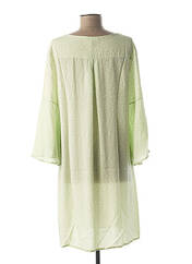 Robe mi-longue vert SMF pour femme seconde vue