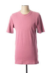 T-shirt rose MINIMUM pour homme seconde vue