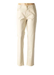 Pantalon droit beige AQUAJEANS pour femme seconde vue