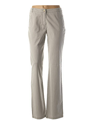 Pantalon droit gris BLEU DE SYM pour femme