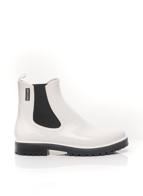Bottines/Boots blanc MATT & NAT pour femme