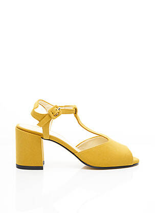 Sandales/Nu pieds jaune GOOD GUYS pour femme