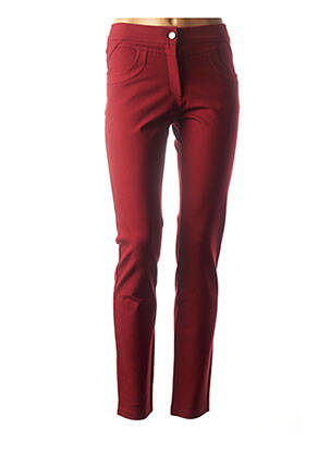 Pantalon slim rouge PAZ TORRAS pour femme