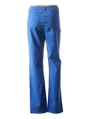 Pantalon droit bleu FLEUR DE SEL pour femme seconde vue