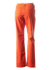 Pantalon droit orange FLEUR DE SEL pour femme seconde vue