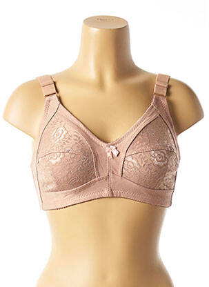 Soutien-gorge effet matière satinée haut soutien-gorge emboitant rose ANDLINA femme