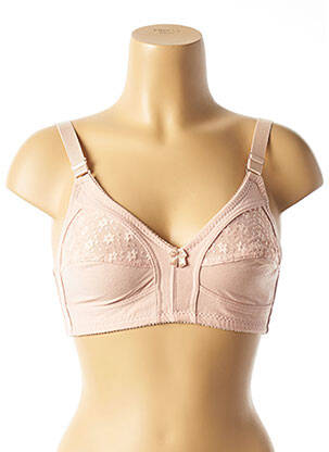 Soutien-gorge effet matière satinée haut soutien-gorge emboitant rose ANDLINA femme
