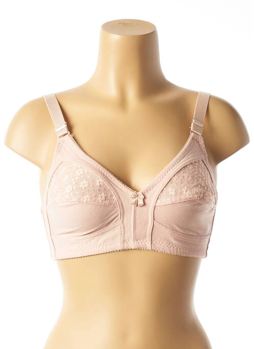 Soutien-gorge effet matière satinée haut soutien-gorge emboitant rose ANDLINA femme