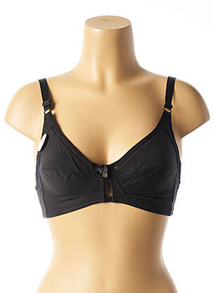 Soutien-gorge sans armature sans armature noir HANA femme
