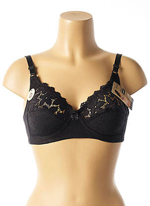 Soutien-gorge sans armature sans armature noir HANA femme