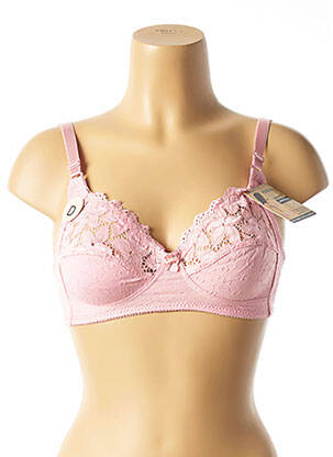 Soutien-gorge sans armature sans armature rose HANA femme