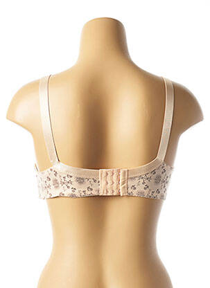 Soutien-gorge effet matière satinée haut soutien-gorge emboitant beige HANA femme
