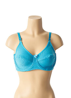 Soutien-gorge avec armature bleu ANDLINA femme