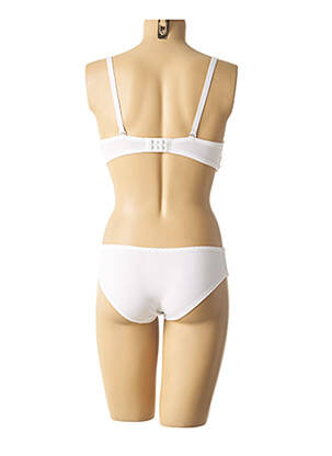 Ensemble lingerie bretelles élastiquées ajustables beige HANA femme